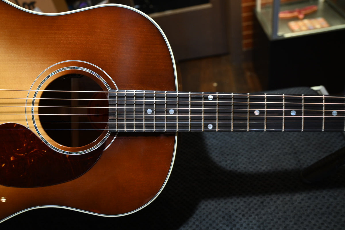 Gibson Custom Shop J-45 Koa Carpathian Spruce - Honeyburst Guitar #5086