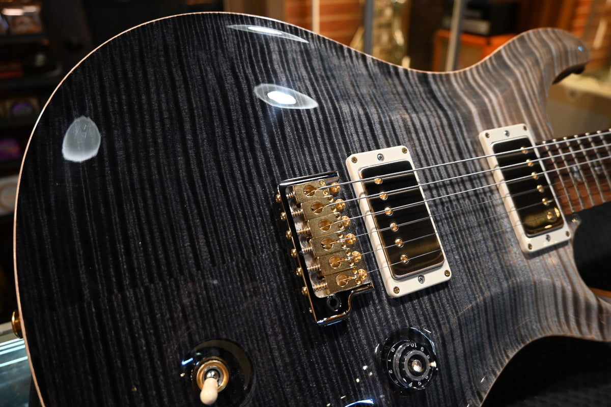PRS Wood Library DGT 10-Top 2024 Brazilian - Gray Black Fade Guitar #2373