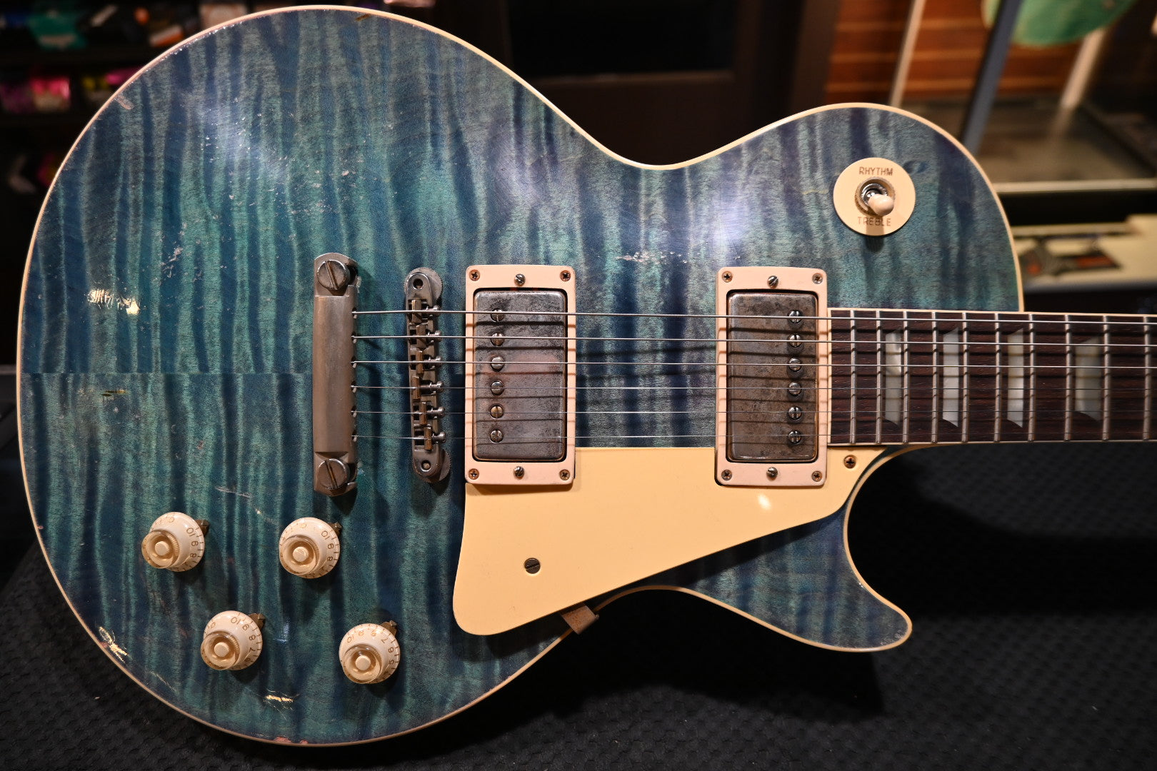 Gibson Custom Shop 1959 Les Paul Standard Reissue Murphy Lab Light Aged - Ocean Magenta Guitar #3196 - Danville Music