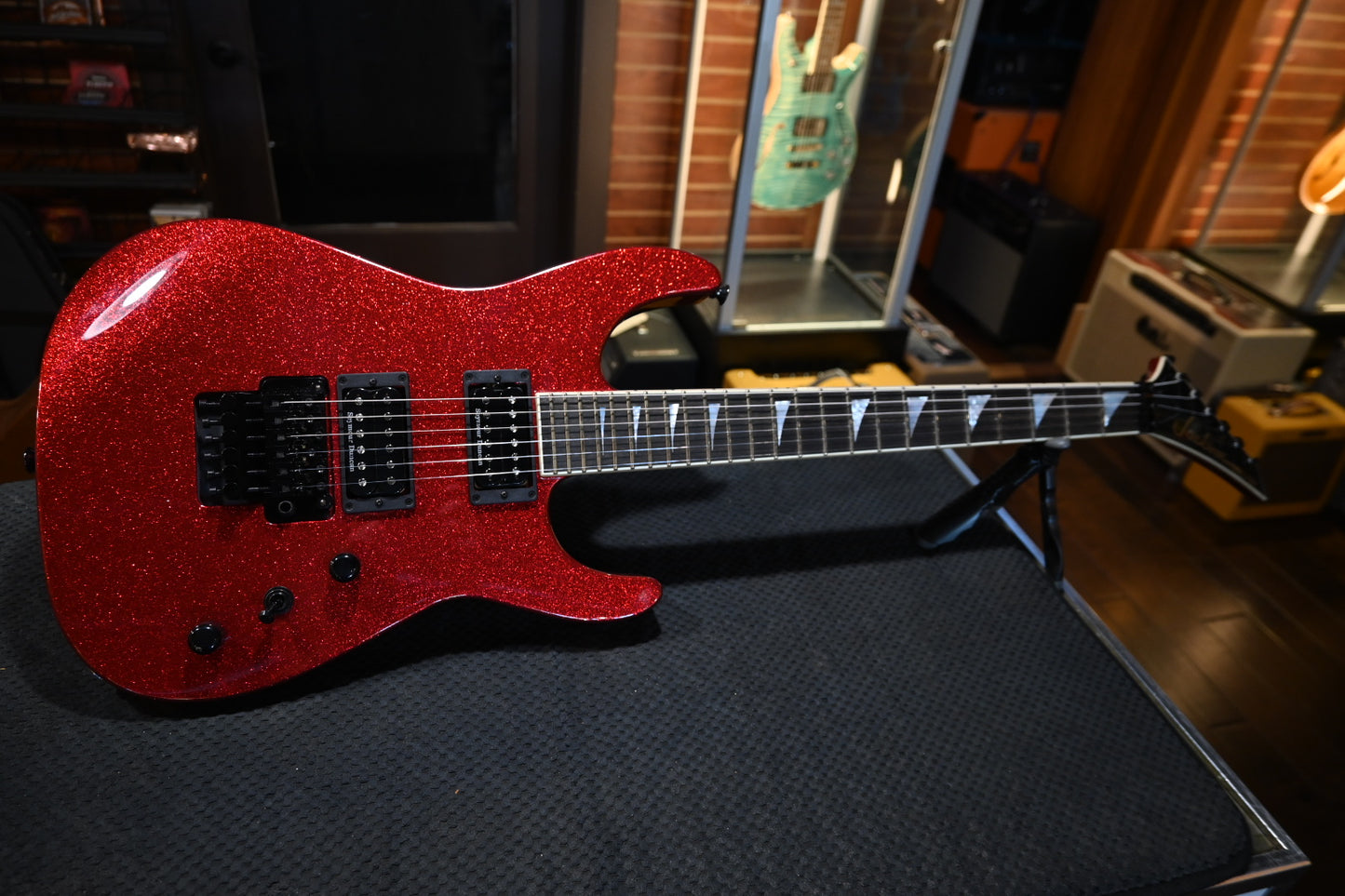 Jackson Custom Shop SLV 2H FR 2024 - Red Sparkle Guitar #1007