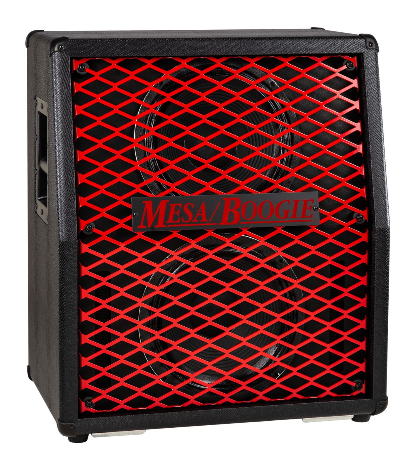 Mesa Boogie Vintage Split Back Vertical Slant Black Snakeskin Red Grille