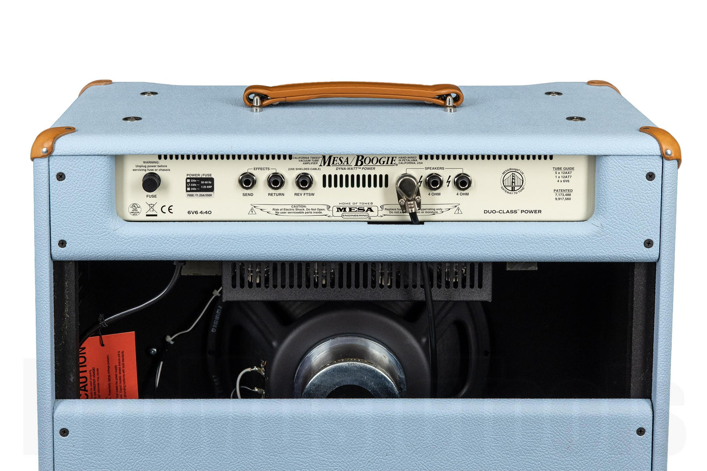Mesa Boogie California Tweed 6V6 4:40 1x12 Combo Amplifier - Baby Blue Bronco #3557