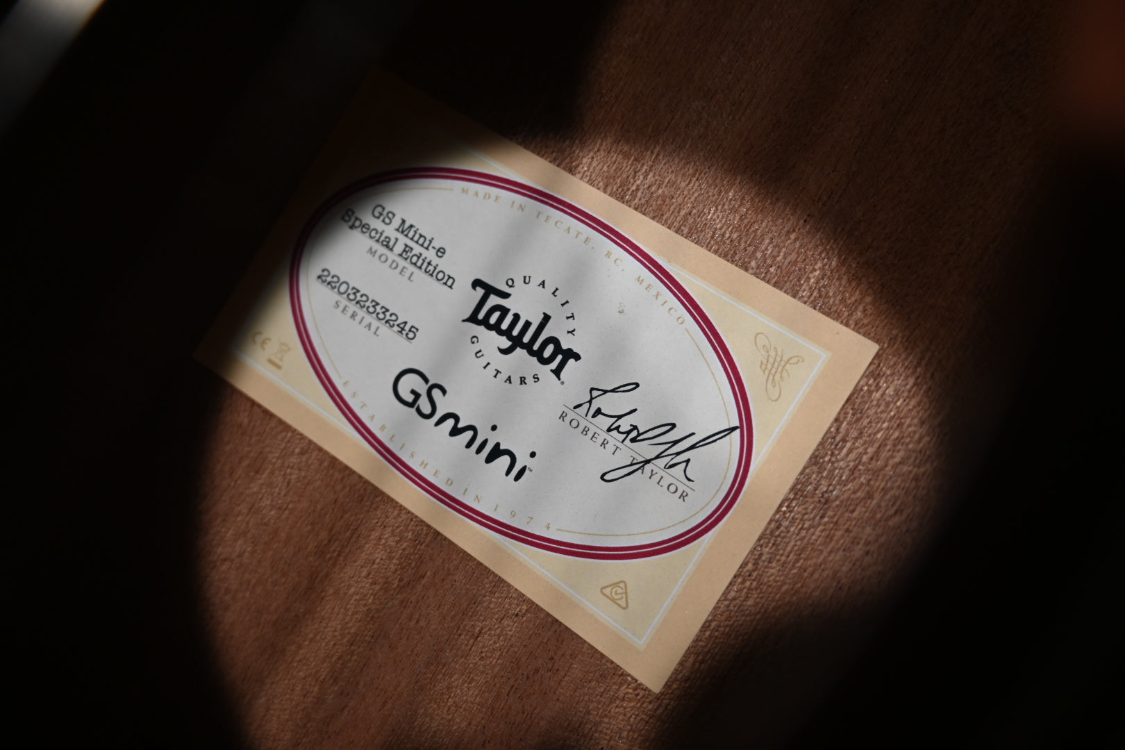 Taylor GS Mini-e Special Edition - Caramel Burst Top Guitar #3245 - Danville Music