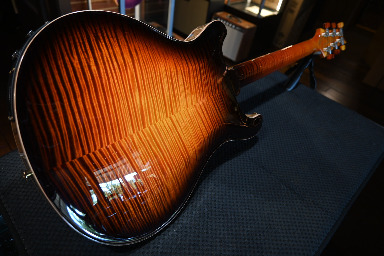 PRS Private Stock Hollowbody II Piezo Koi Inlay - Electric Tiger Glow Guitar #10501 - Danville Music