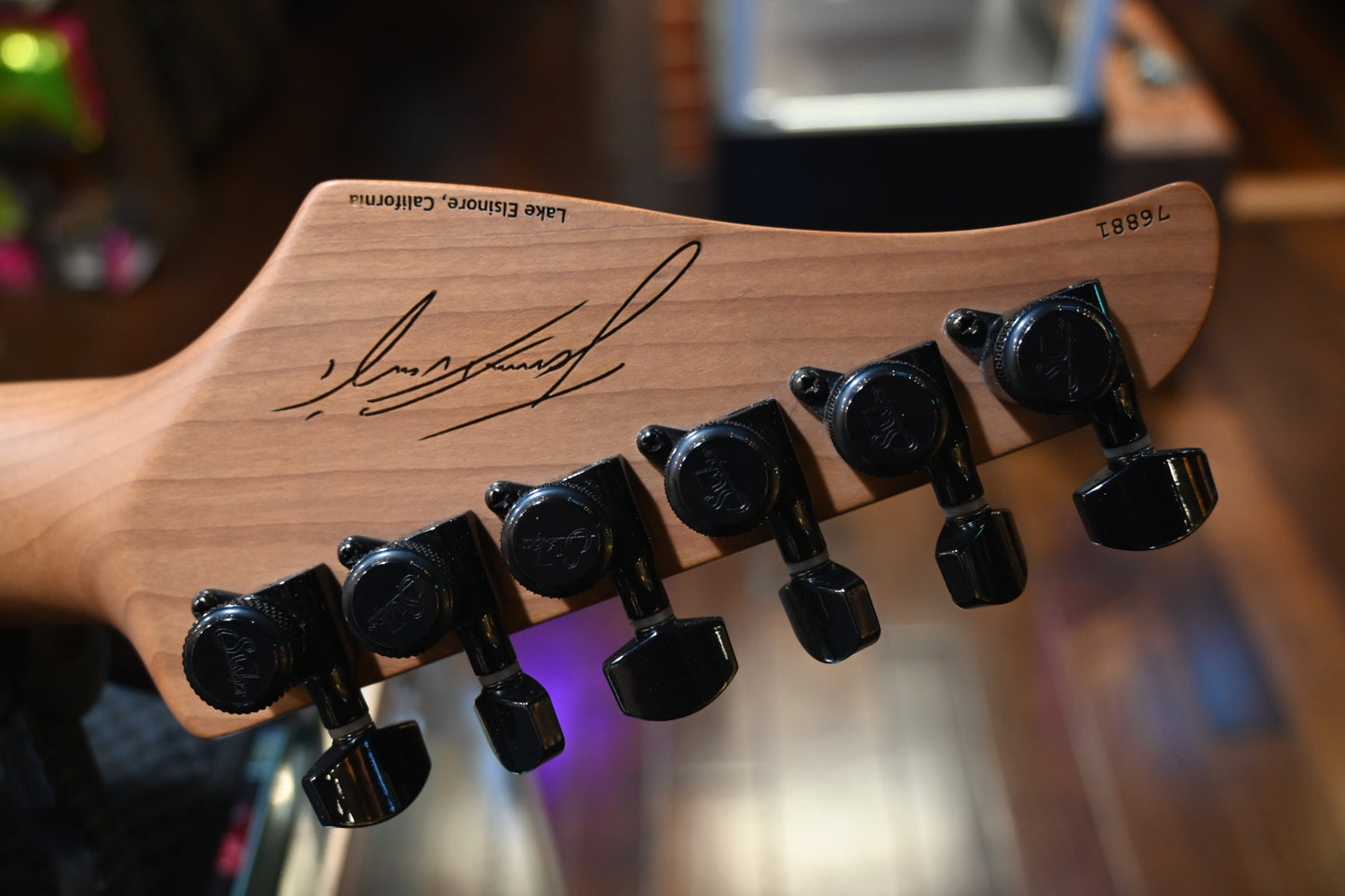 Suhr James Norbert Ivanyi Signature Series Modern - Black Guitar #6881 - Danville Music