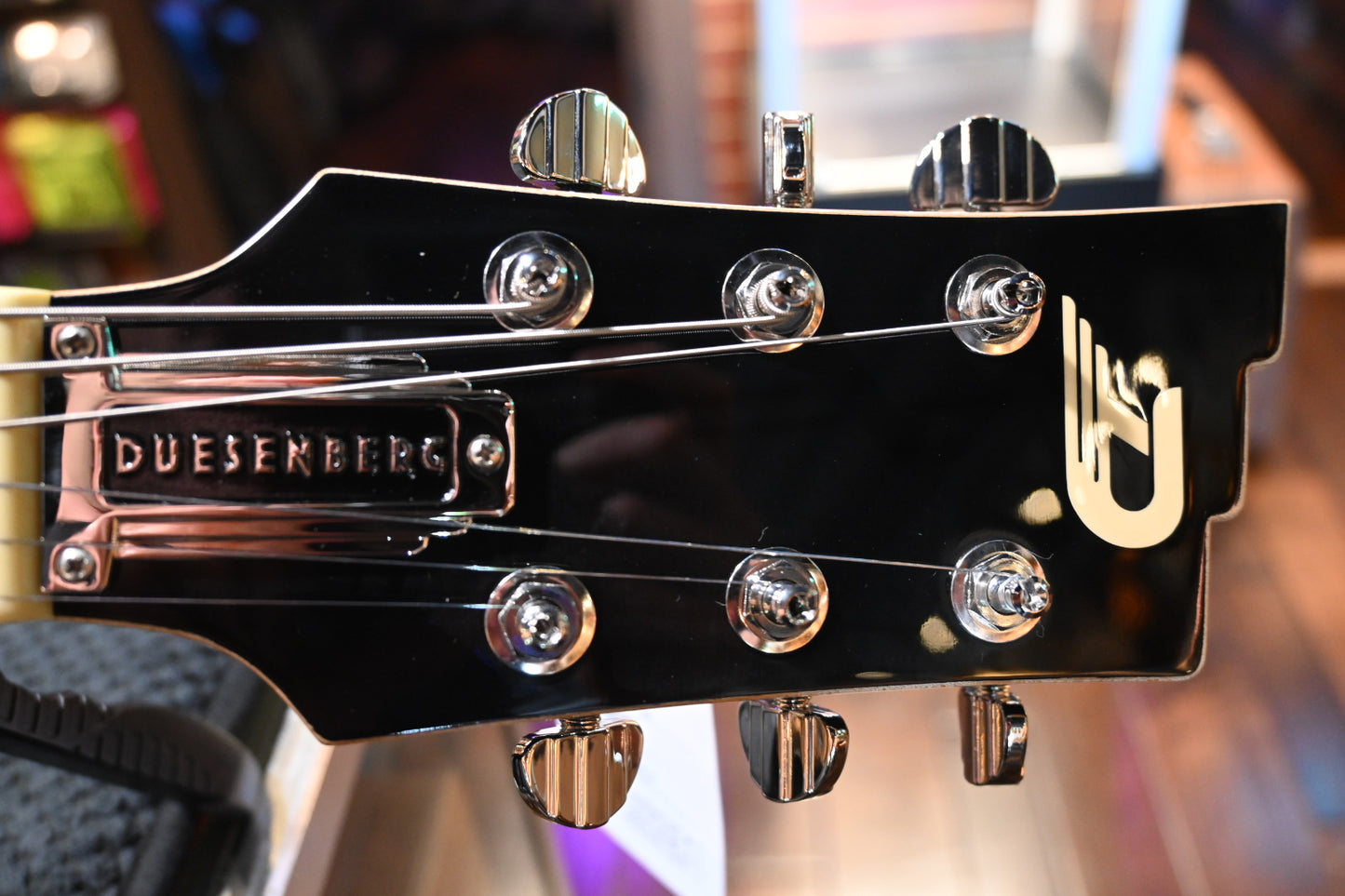 Duesenberg Starplayer TV - Black Sparkle Guitar #3535 - Danville Music
