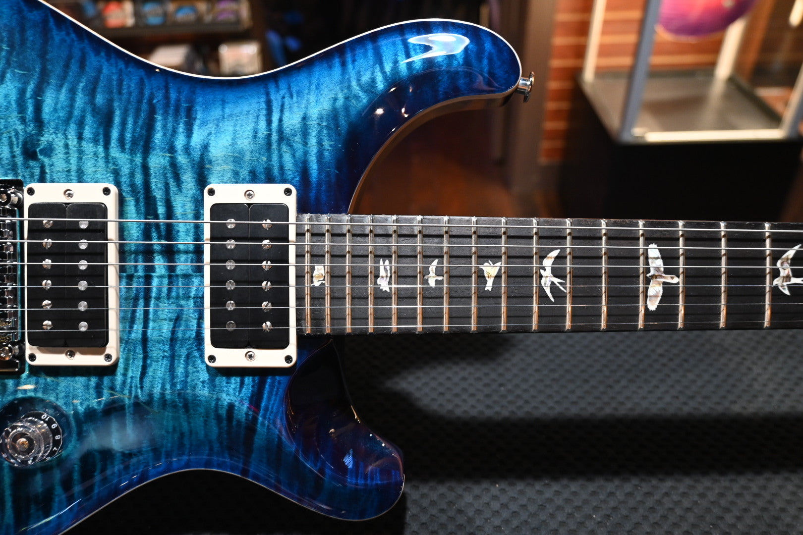 PRS Custom 24 Floyd 10-Top - Cobalt Blue Guitar #8548 - Danville Music