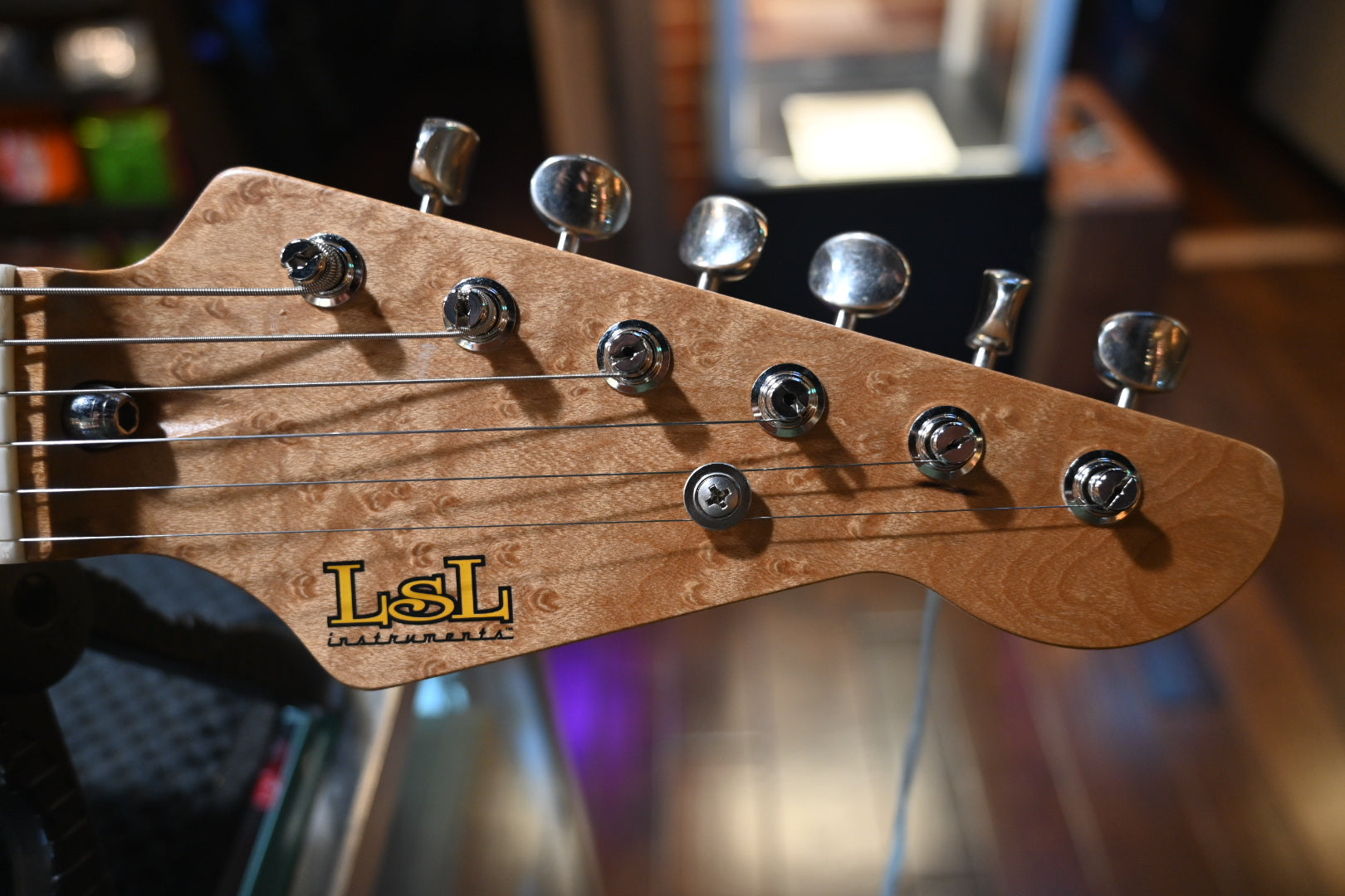 LsL Instruments Saticoy HSS - Ice Blue “Essie” Guitar #6233 - Danville Music