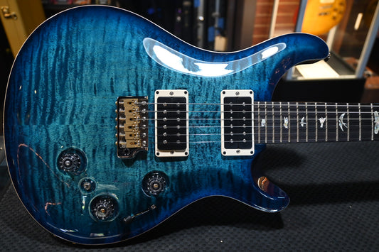 PRS Custom 24 Piezo - Cobalt Blue Guitar #6989 - Danville Music