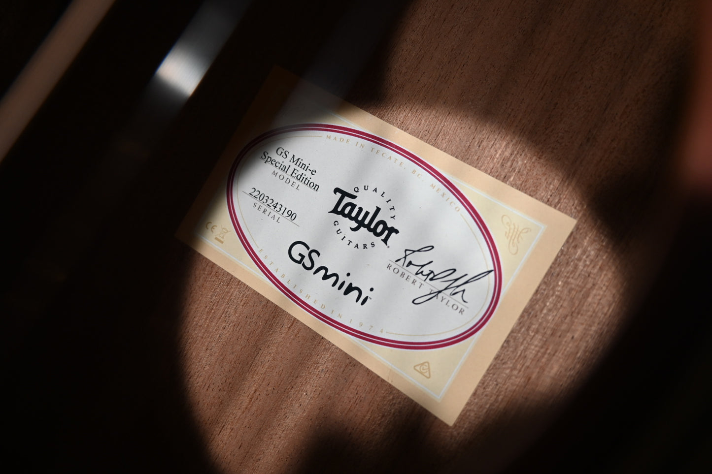 Taylor GS Mini-e Special Edition - Caramel Burst Top Guitar #3190 - Danville Music