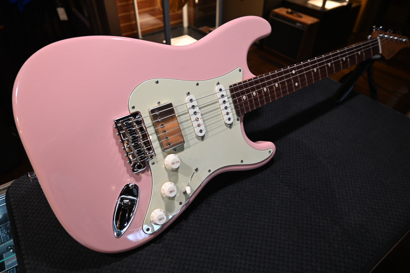Suhr Mateus Asato Signature Series Classic S Antique - Shell Pink Guitar #6151 - Danville Music