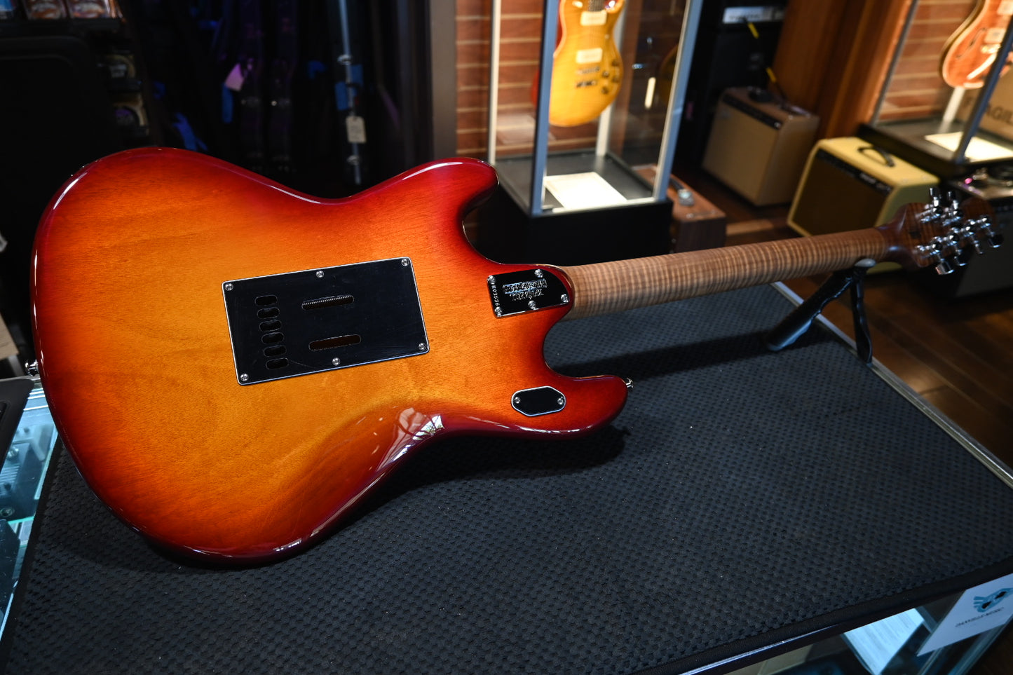 Music Man Stingray RS - Burnt Amber Guitar #3536 - Danville Music