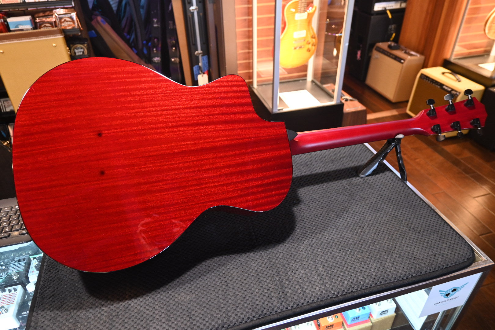Taylor 224ce DLX LTD - Trans Red Guitar #3285 - Danville Music