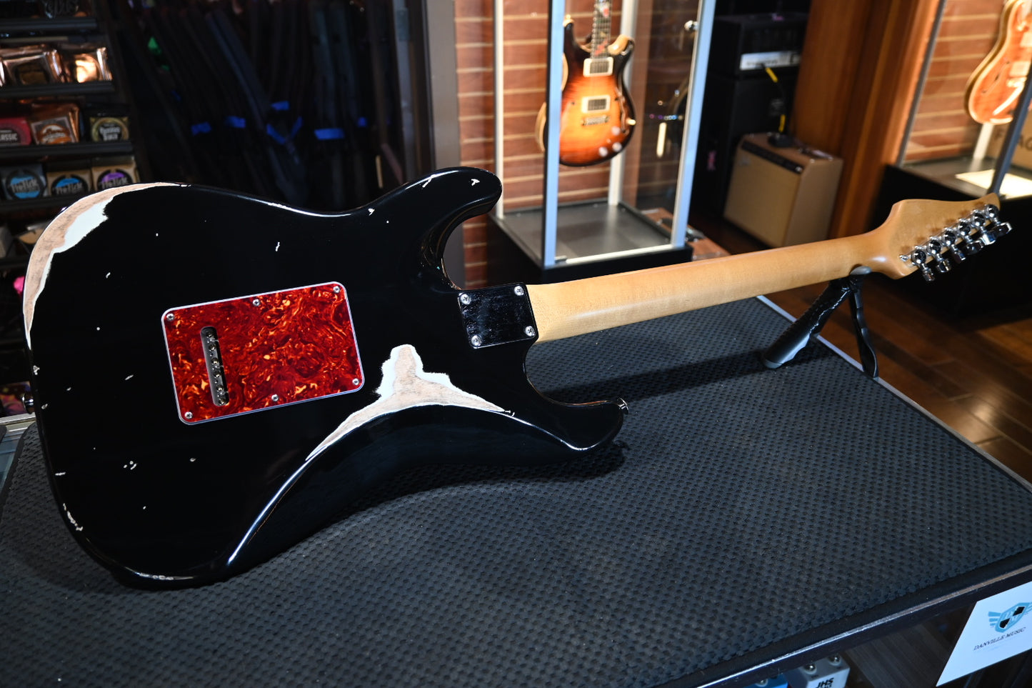 Suhr Custom Classic S Antique - Black Guitar #5079 - Danville Music