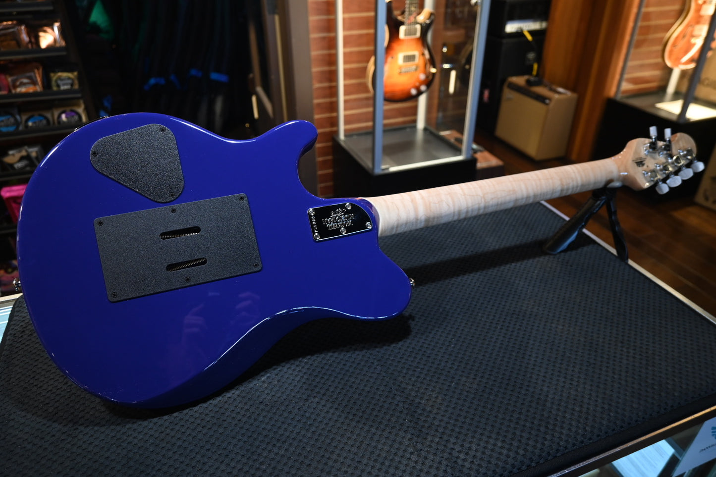 Music Man BFR Axis - Purple Nitro Guitar #6424 - Danville Music
