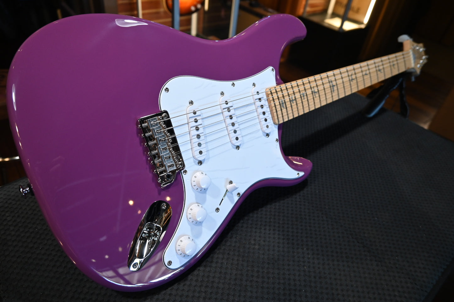 PRS SE Silver Sky Maple - Summit Purple Guitar #9573 - Danville Music