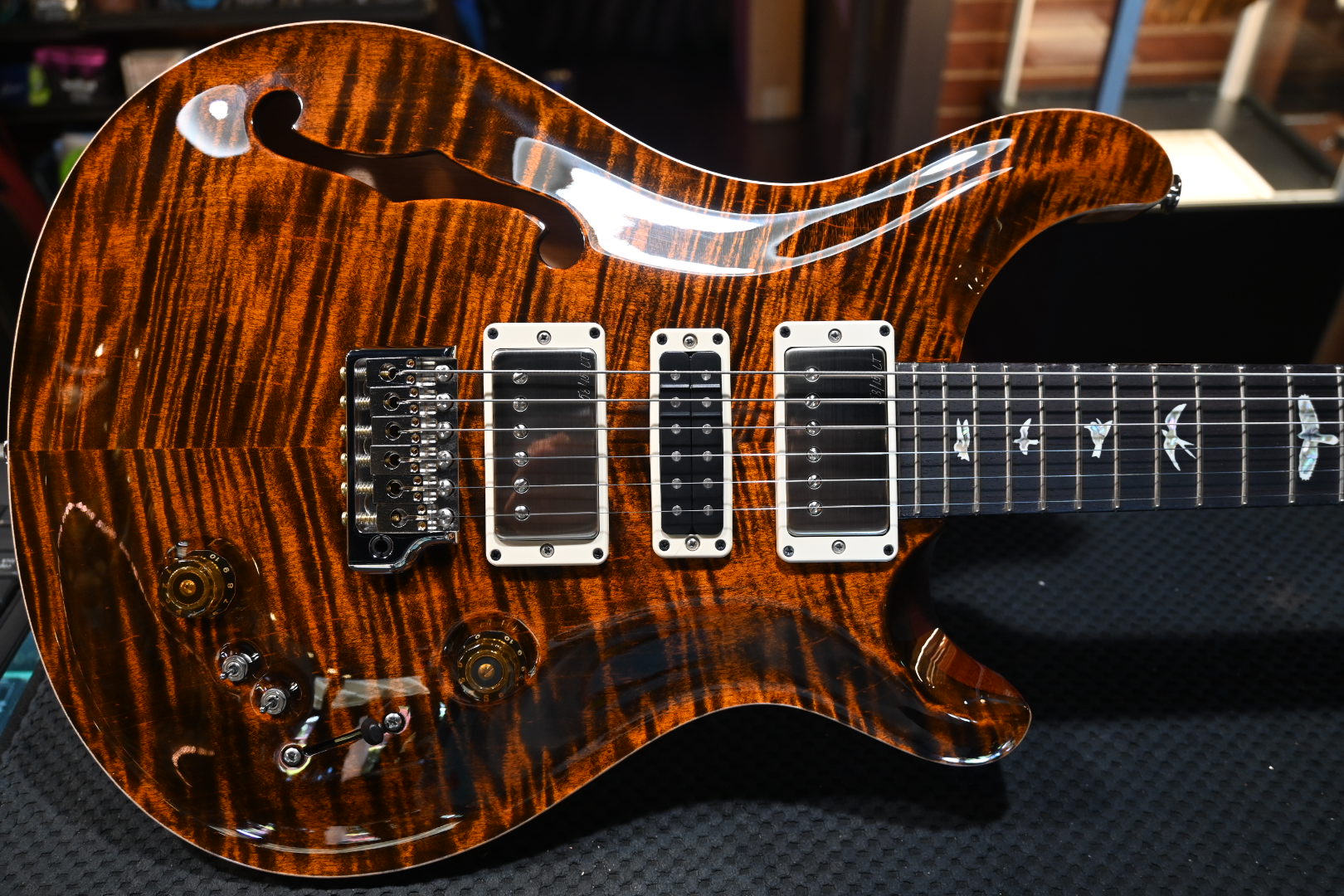 PRS Special Semi-Hollow - Orange Tiger Guitar #8644 - Danville Music