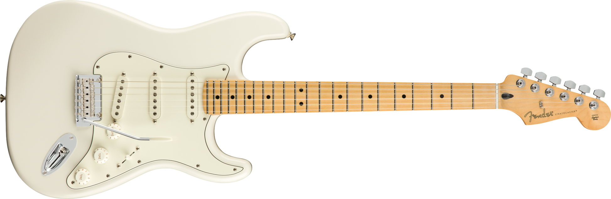 Fender Player Stratocaster Maple - Polar White Guitar - Danville Music