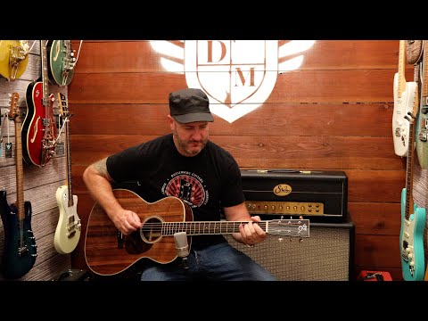 Santa Cruz OM Sinker Redwood/Figured Mahogany Guitar 6245