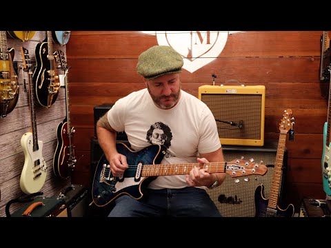 Powers Electric A-Type FF42 CamTail Byzantine Gold Guitar A774