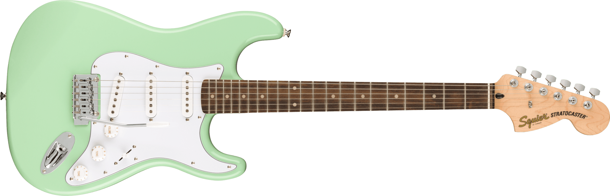 Fender Squire Affinity Series Stratocaster - Surf Green Guitar - Danville Music