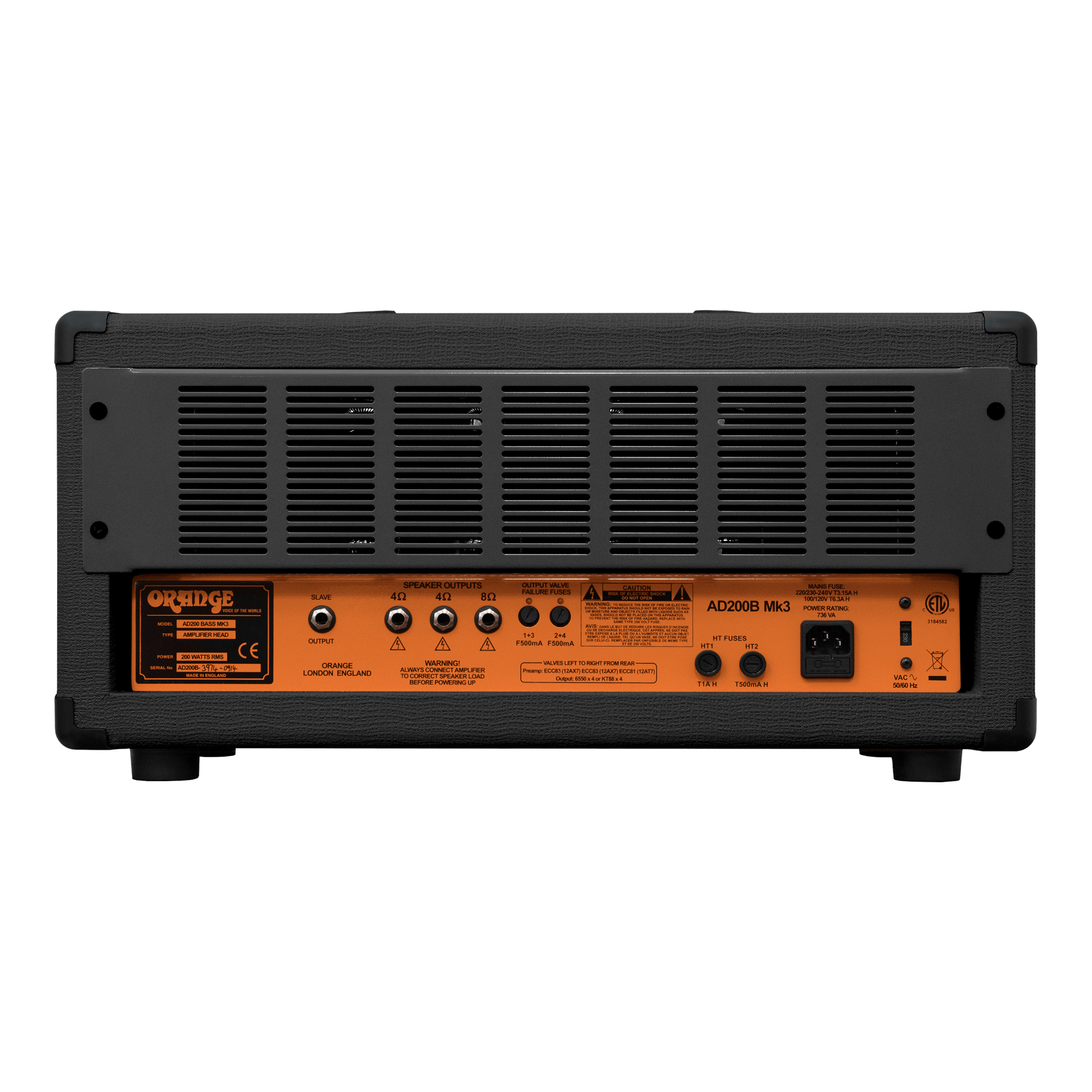 Orange AD200B MK 3 200-Watt Bass Amp Head - Danville Music