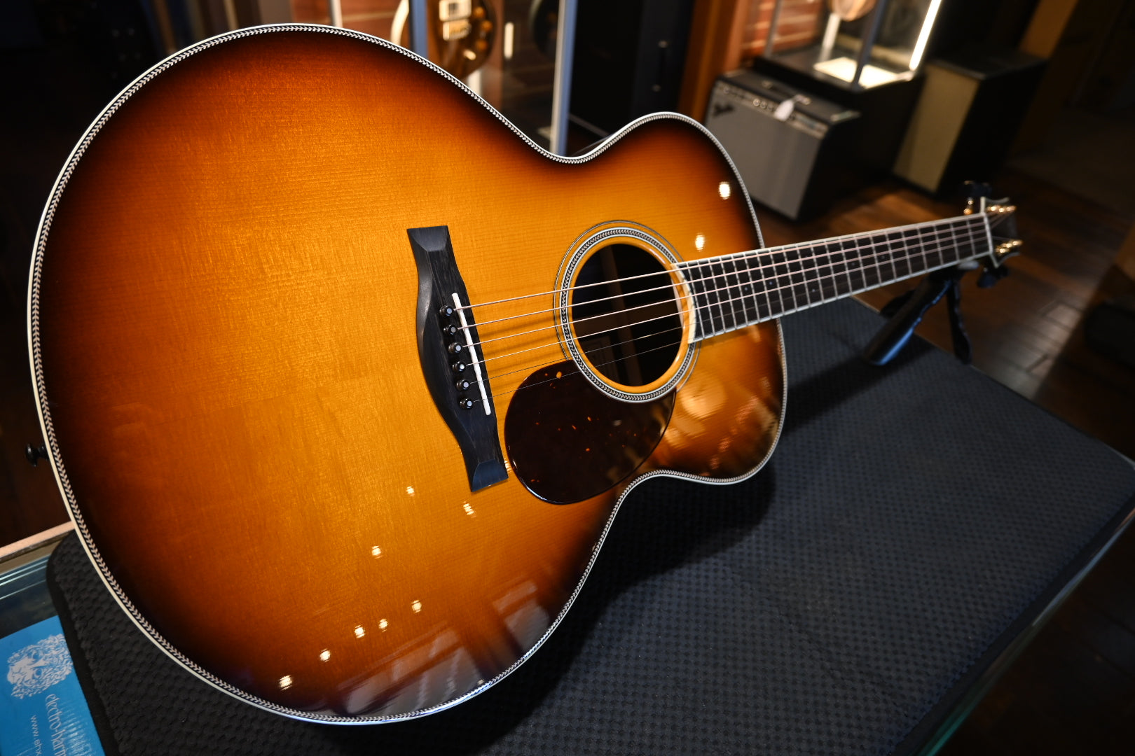 Santa Cruz F Model Adirondack Top/Rosewood Back and Sides - Sunburst Top Guitar #1378 - Danville Music