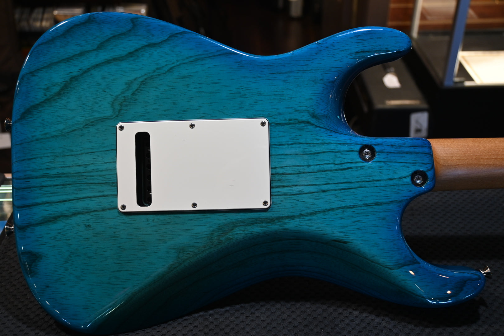 Tom Anderson Classic - Bora to Transparent Blue Burst Guitar #622A - Danville Music