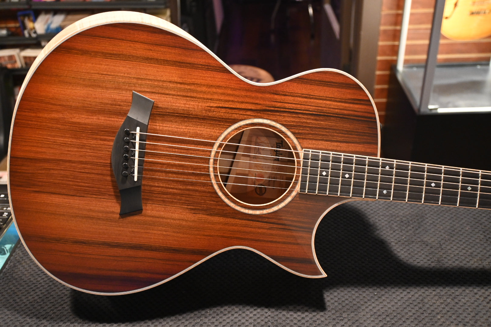 Taylor Custom TF Grand Concert 12-Fret Sinker Redwood / Tasmanian Mrytle #1189 - Danville Music