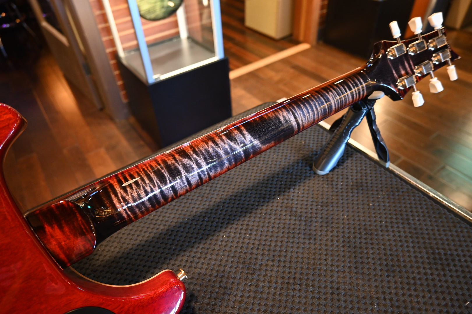 PRS Paul Reed Smith McCarty 594 Quilt Maple 10-Top w/Matching Neck - Charcoal Cherry Burst #3187 - Danville Music