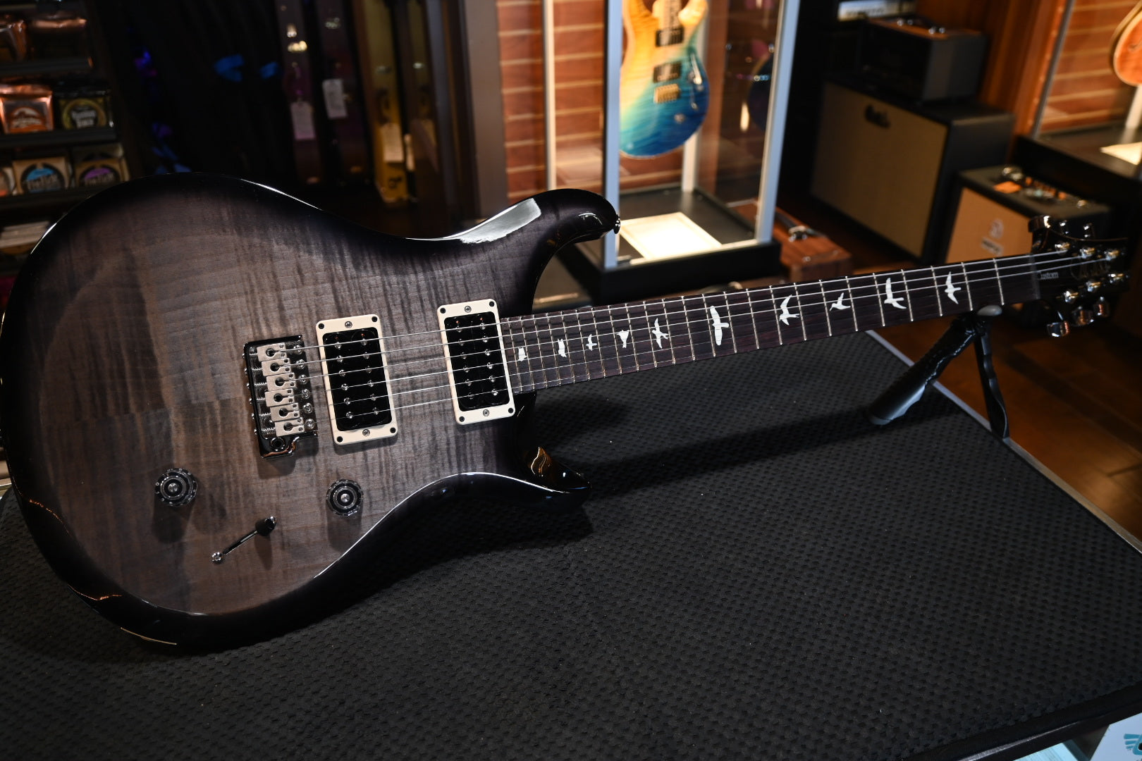 PRS S2 Custom 24 Faded Gray Black Burst Guitar | Danville Music