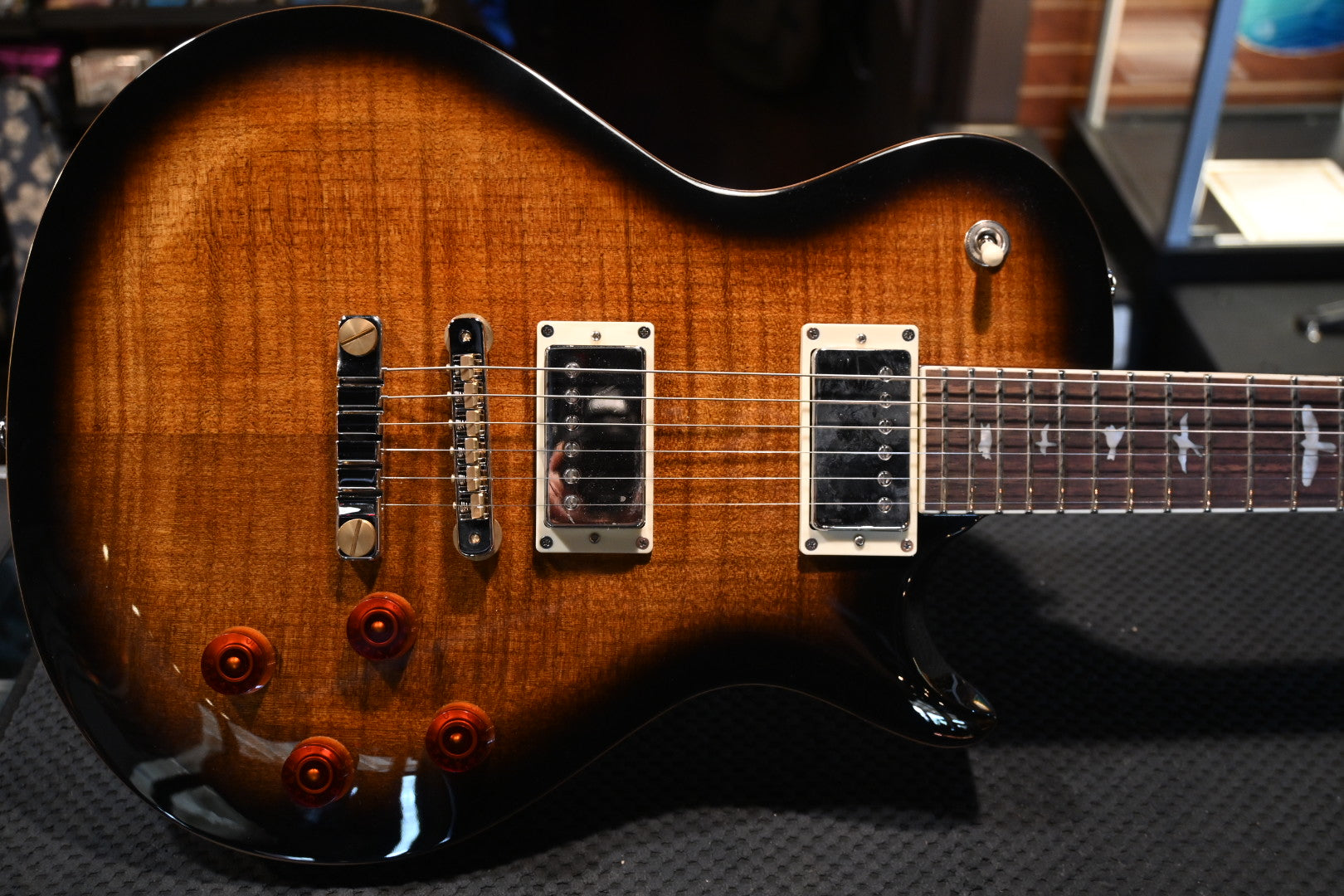 PRS SE McCarty SC 594 Single-Cut - Black Gold Sunburst Guitar #1649 - Danville Music