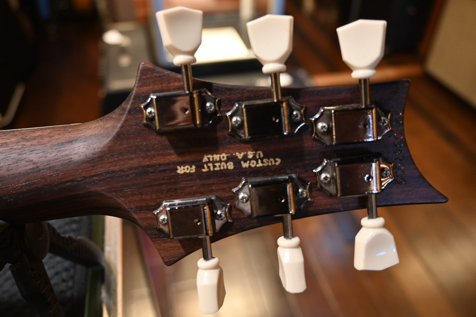 PRS Wood Library McCarty 594 10-Top Swamp Ash Back Rosewood Neck BRW Board - Cobalt Blue Satin Guitar #7939 - Danville Music