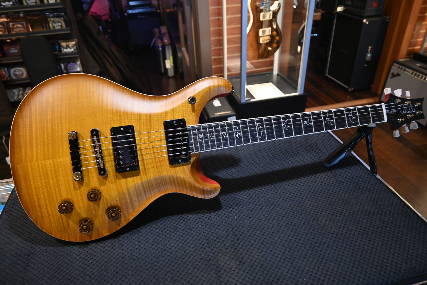 PRS Wood Library McCarty 594 Korina Back and Neck - Faded McCarty Sunburst Satin Guitar #9579 - Danville Music