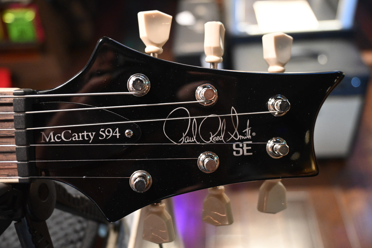 PRS SE McCarty SC 594 Single-Cut - Black Gold Sunburst Guitar #1649 - Danville Music
