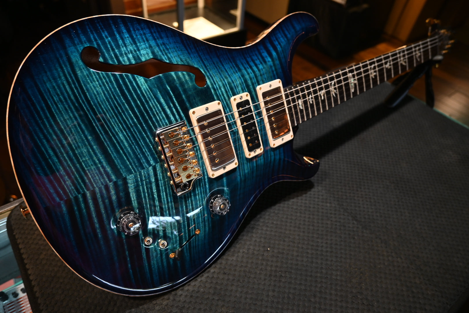 PRS Special Semi-Hollow 10-Top Cobalt Blue Guitar #2386 - Danville Music