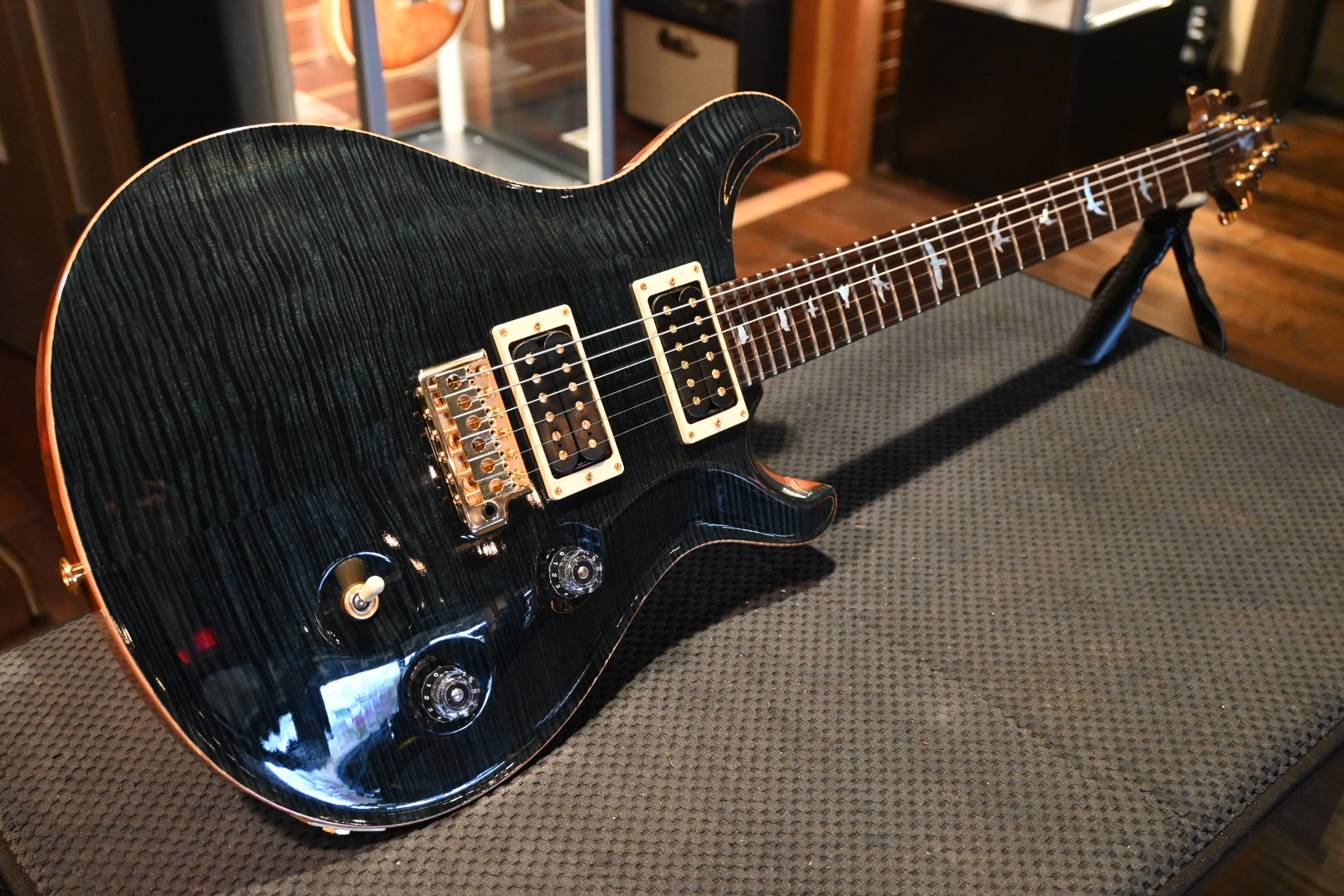 PRS Paul Reed Smith 2010 Experience EXP Custom 24 Rosewood Neck / Artist Top - Slate #4993 - Danville Music