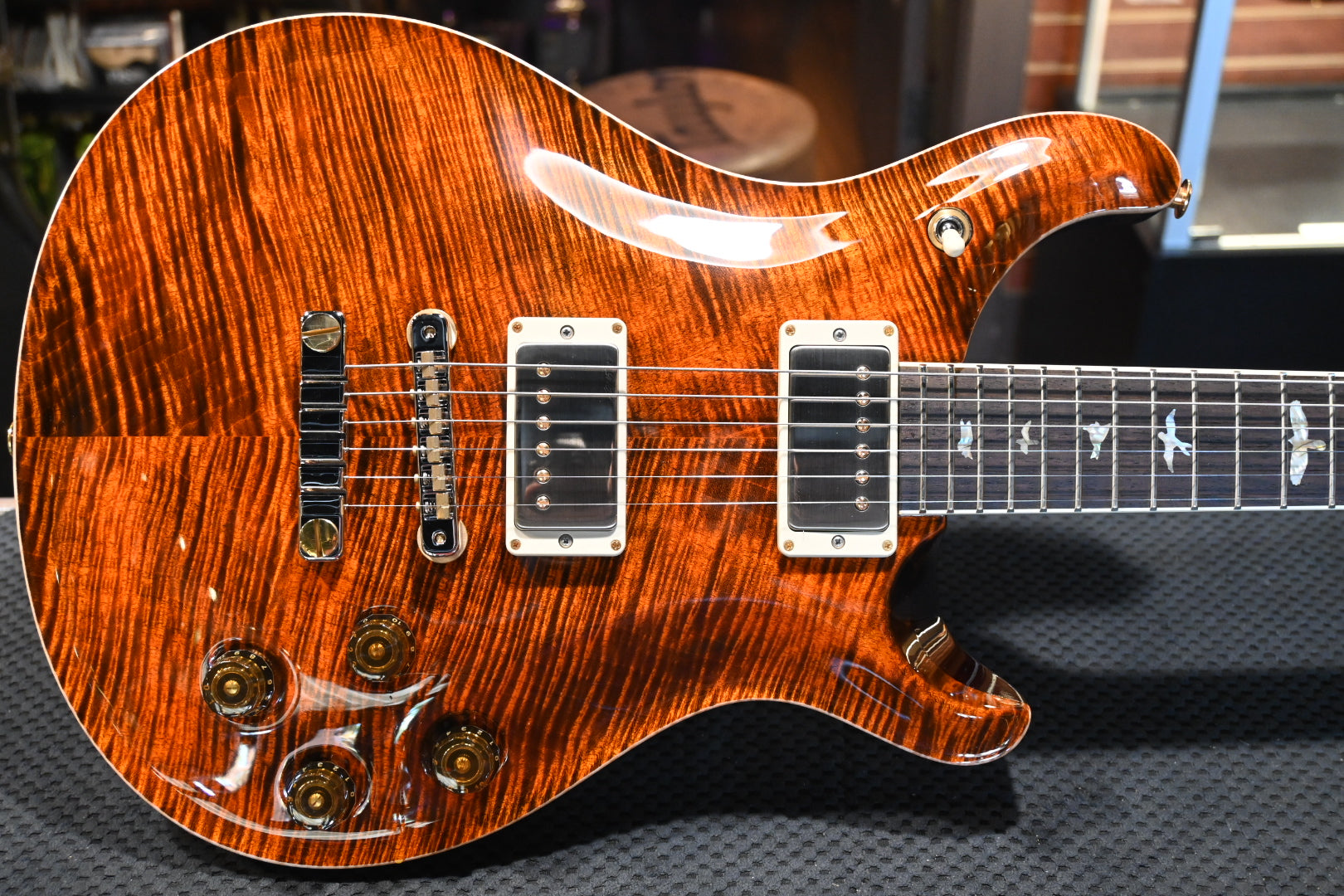 PRS McCarty 594 10-Top - Orange Tiger Guitar #2259 - Danville Music