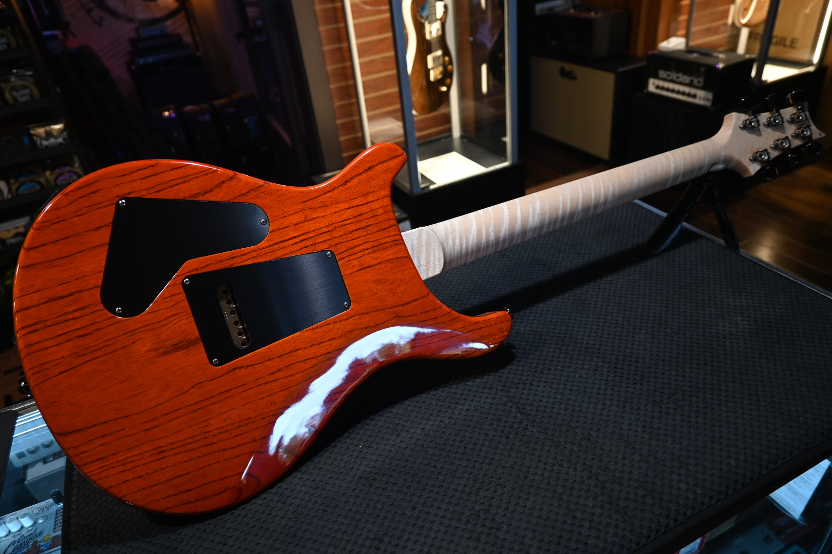 PRS Wood Library Custom 24 10-Top Figured Maple - Autumn Sky Guitar #2119 - Danville Music