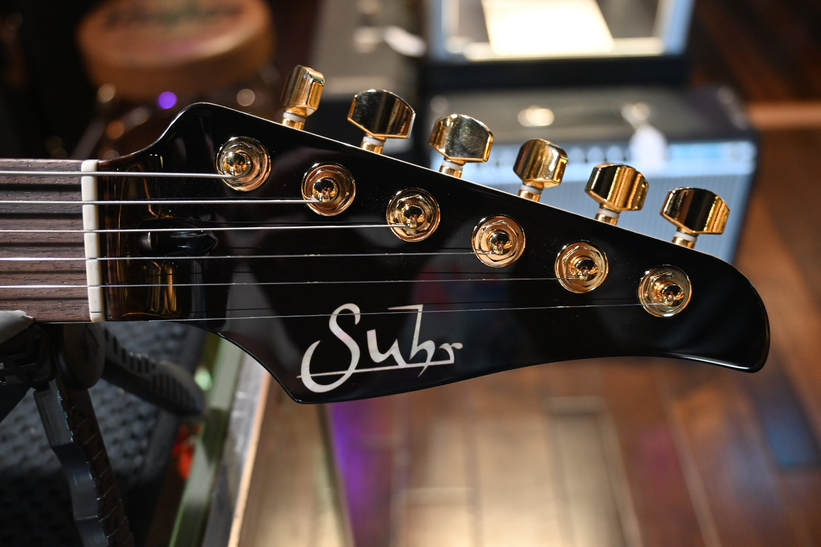 Suhr Custom Classic S - Black Guitar #4550 - Danville Music