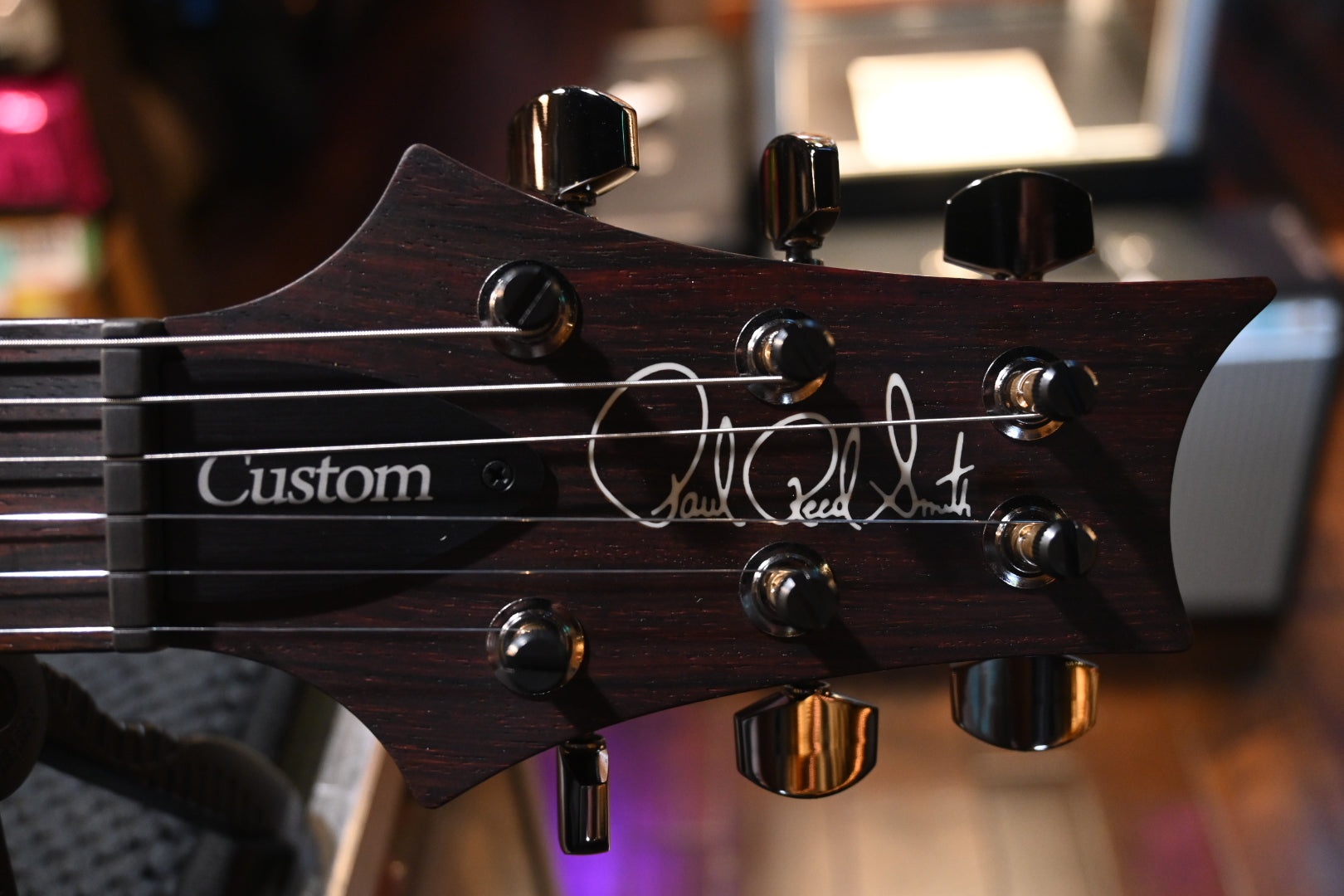 PRS Wood Library Custom 24-08 Korina Back Torr. Maple Neck - Angry Larry Charcoal Burst Satin Guitar #0203 - Danville Music