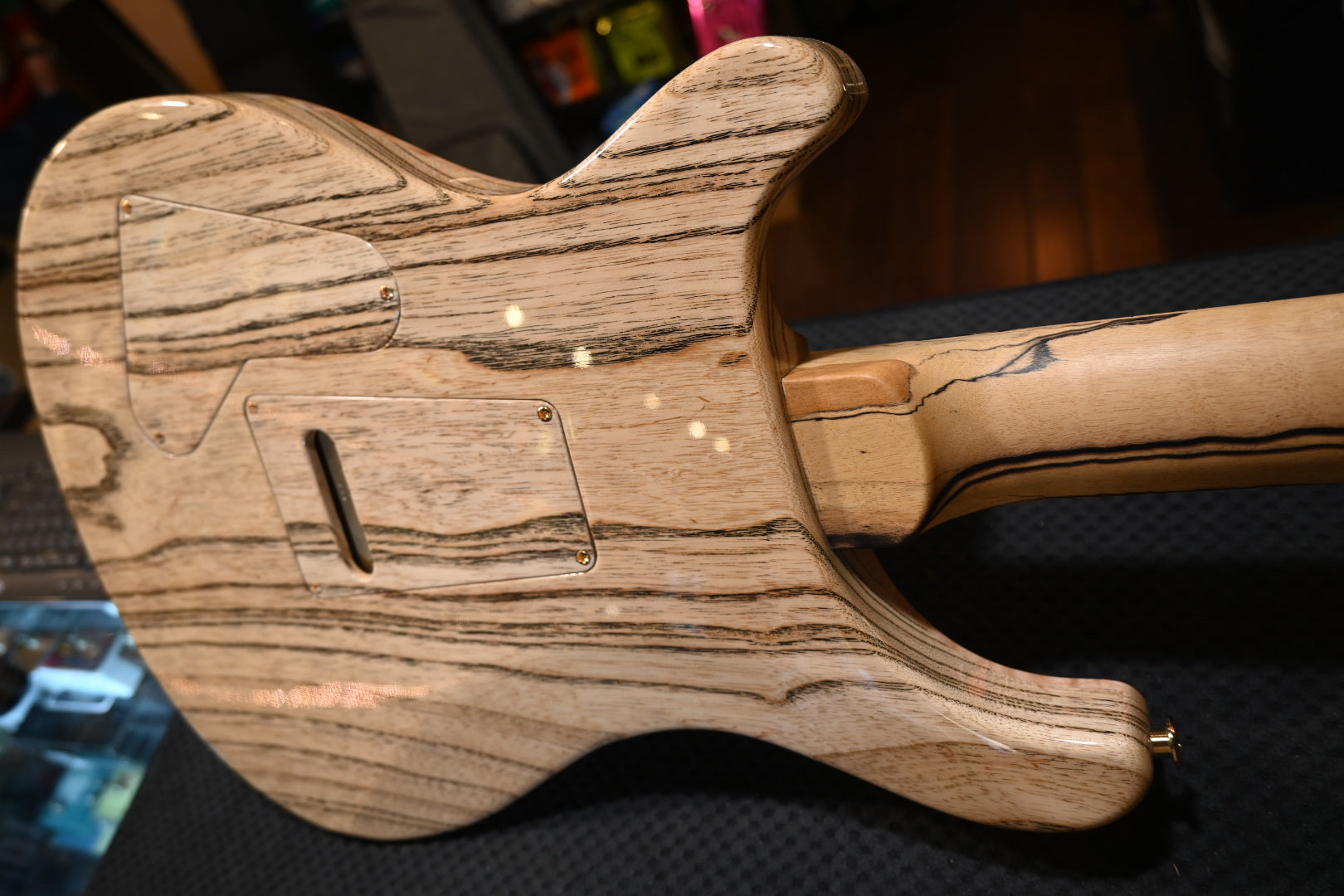 PRS Private Stock Custom 24 Pale Moon Ebony - Beach Cross Fade Guitar #9921 - Danville Music