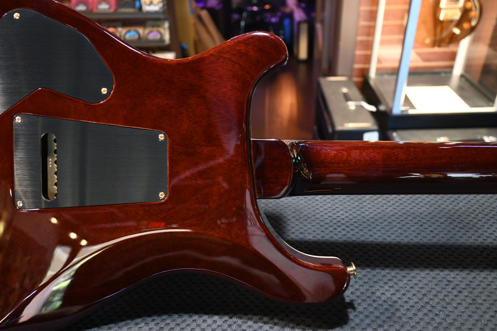 PRS Custom 24 Piezo 10-Top - Orange Tiger Guitar #5419 - Danville Music