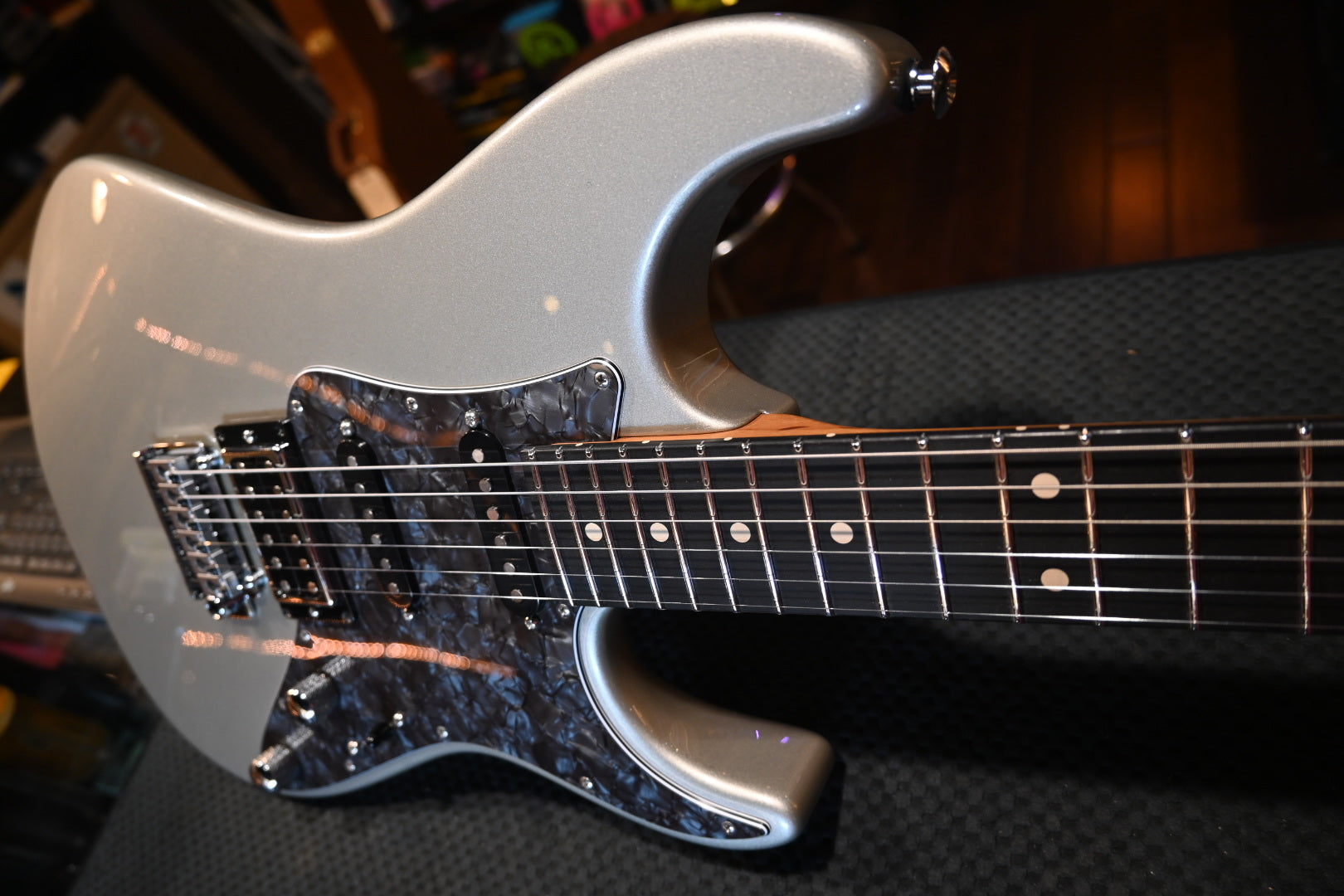 Suhr Pete Thorn Signature Series Standard HSS - Inca Silver Guitar #6879 - Danville Music