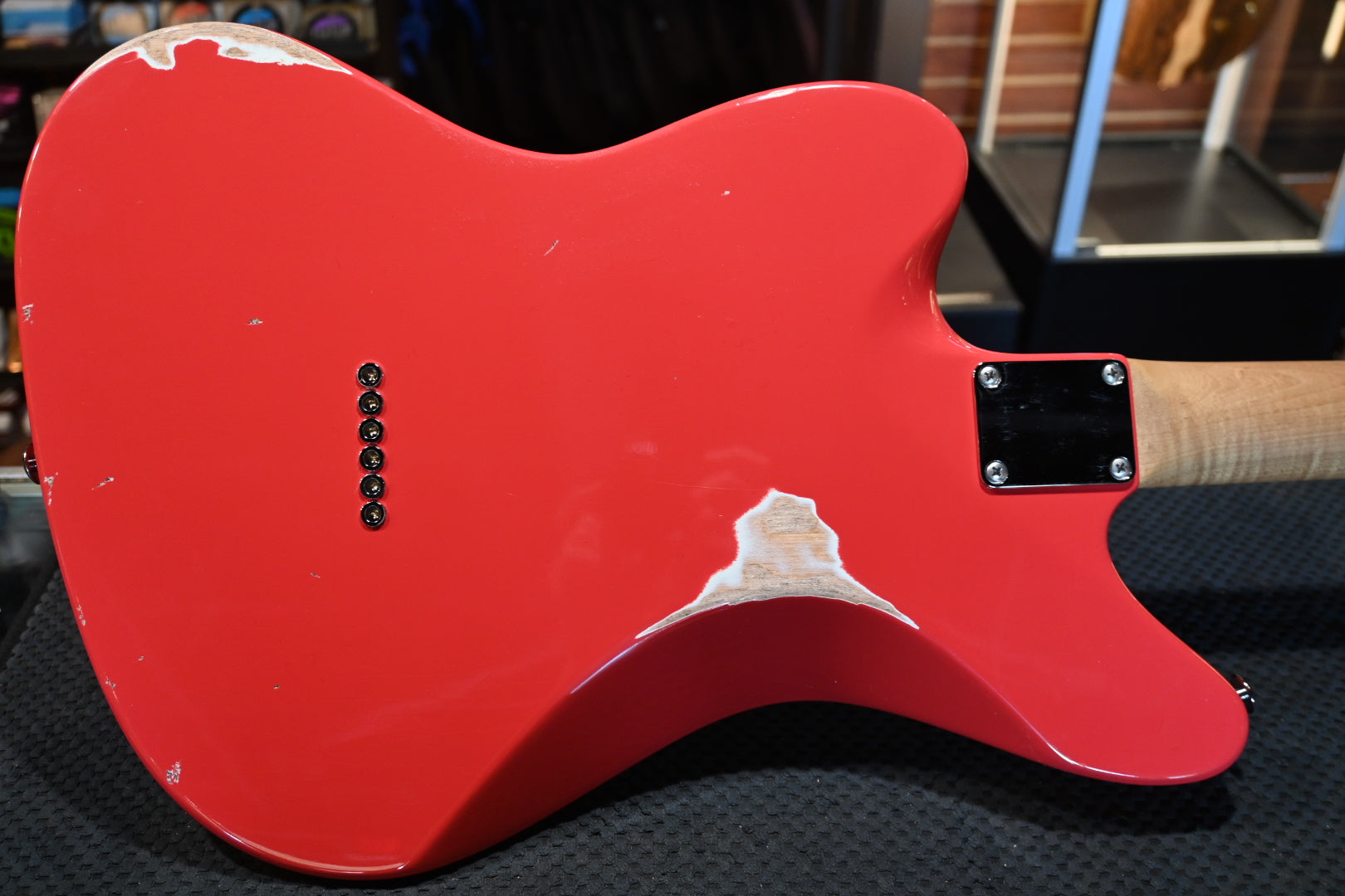 Suhr Custom Classic JM Antique - Fiesta Red Guitar #5076 - Danville Music
