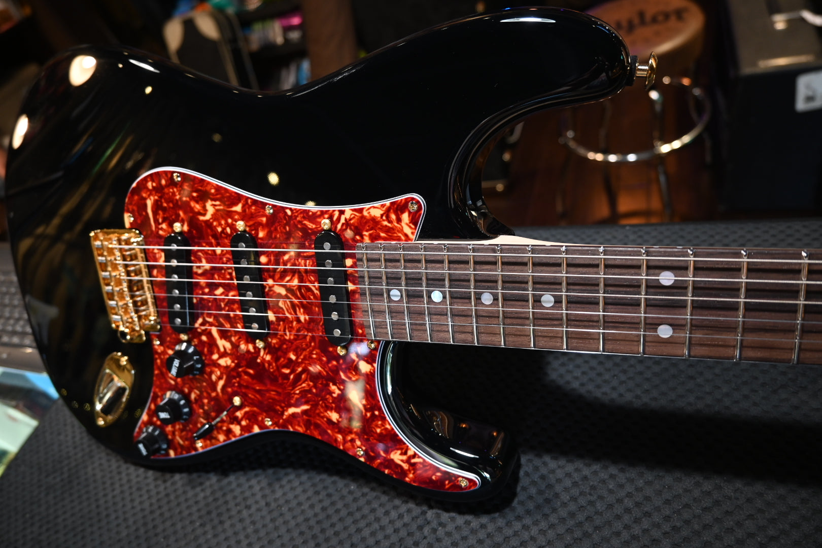Suhr Custom Classic S - Black Guitar #4550 - Danville Music