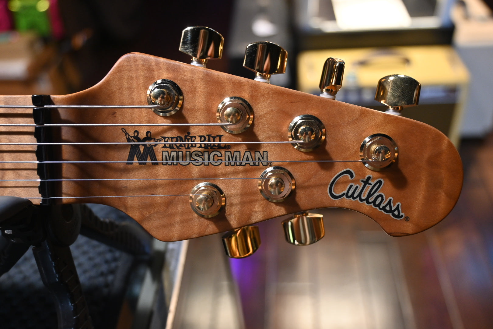Music Man Jason Richardson Signature Cutlass - Majora Purple Guitar #8475 - Danville Music