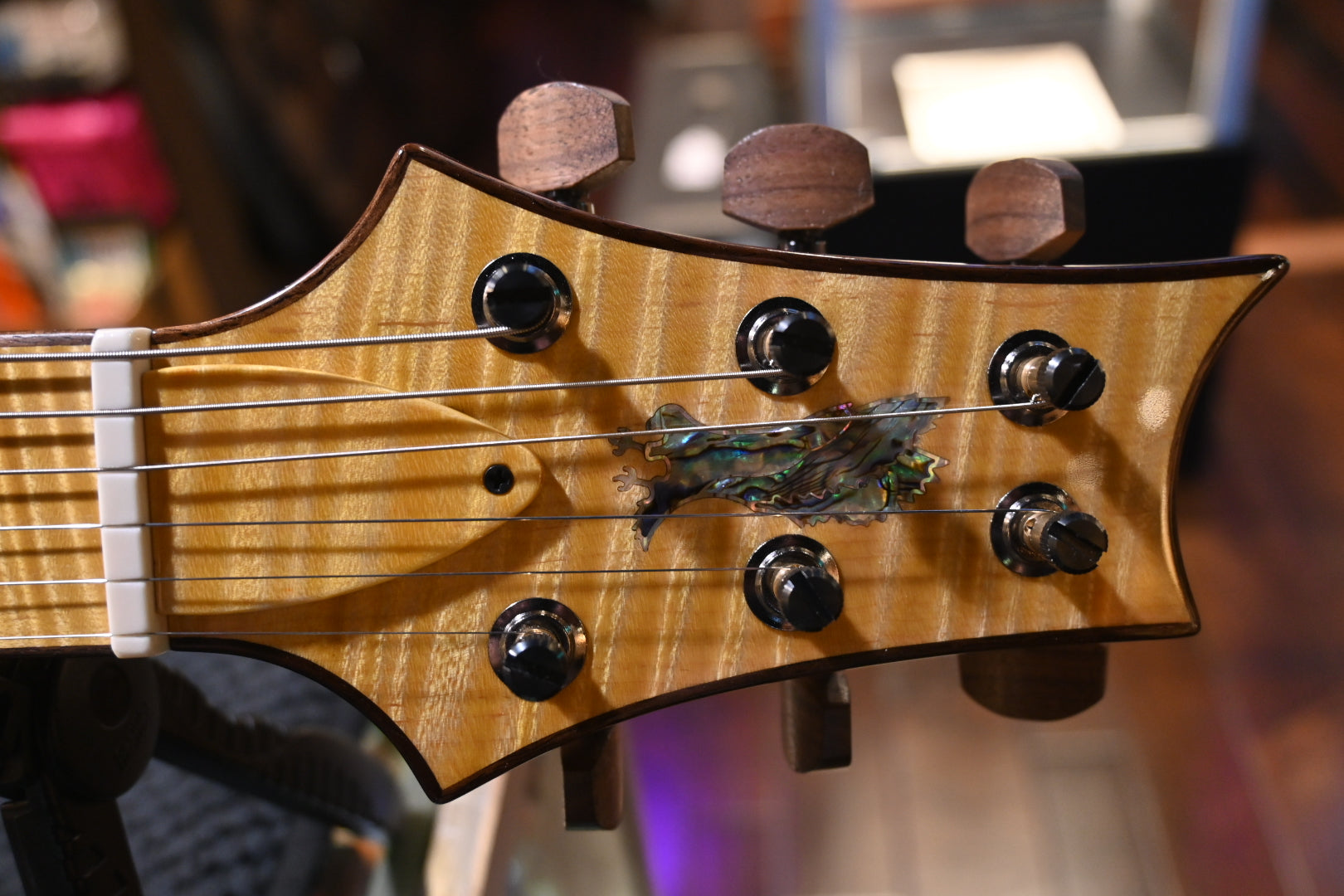 PRS Private Stock DGT Semi-Hollow Walnut - Sandstorm Fade Guitar #9811 - Danville Music