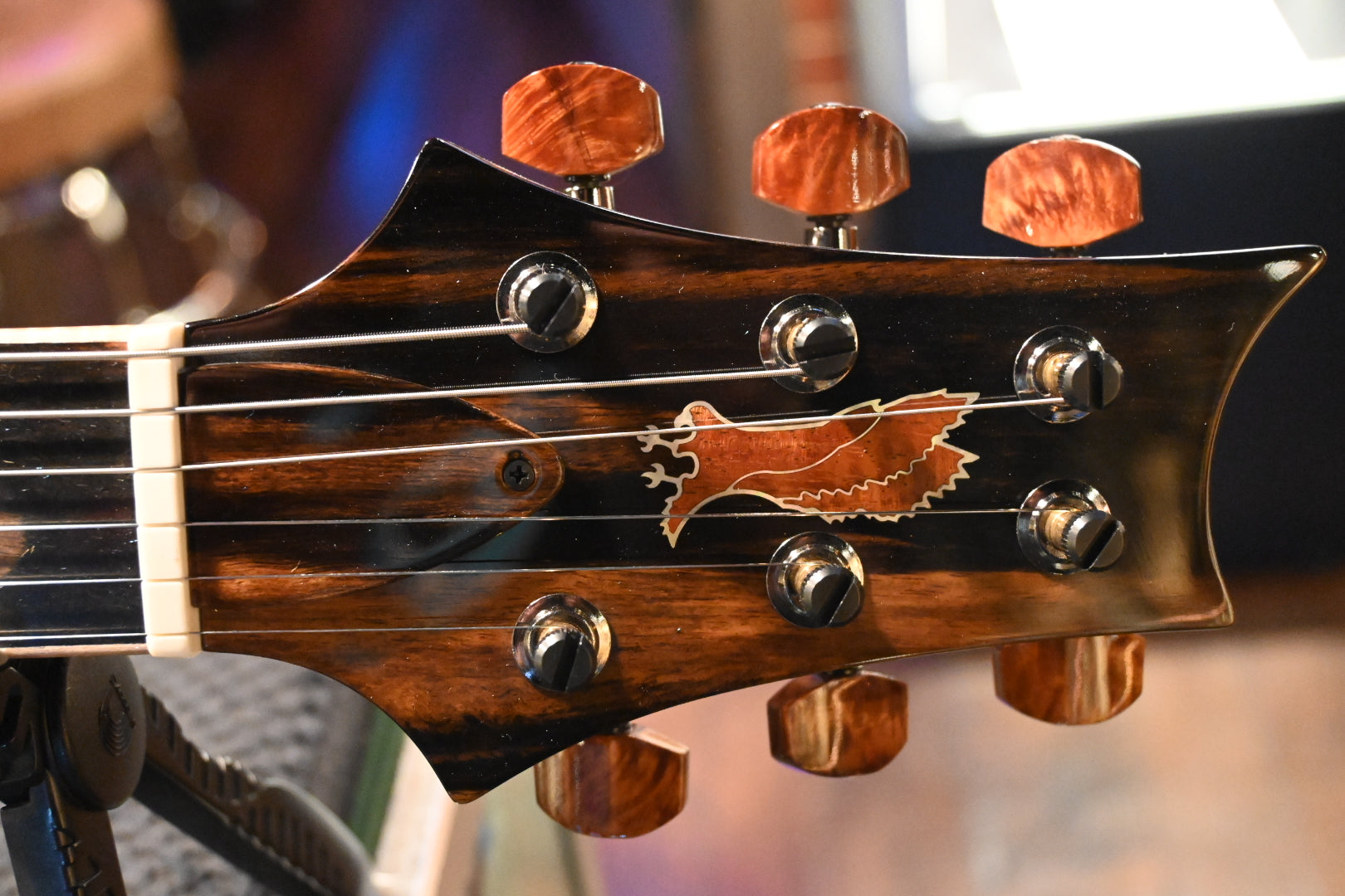 PRS Paul Reed Smith Private Stock McCarty 594 Semi-Hollow Koa - Natural with Light Smoked Burst #9377 - Danville Music