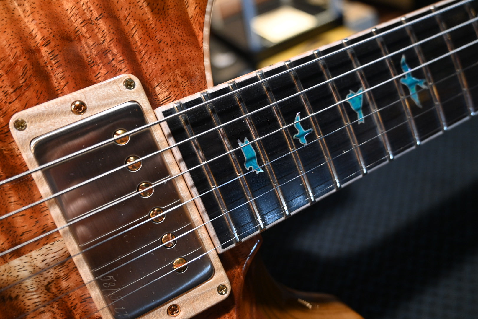 PRS Private Stock McCarty 594 Hollowbody II Piezo Koa - Natural Guitar #10210 - Danville Music